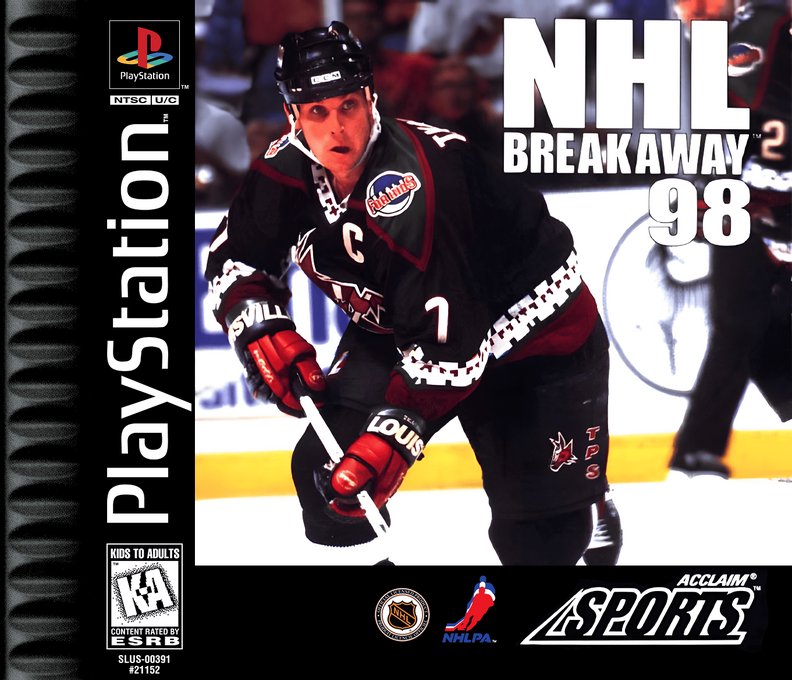 Nhl Breakaway 98 box art