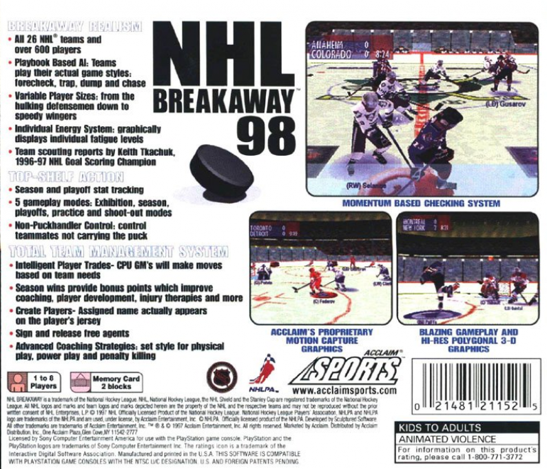 Nhl Breakaway 98 — box-2D-back (US)