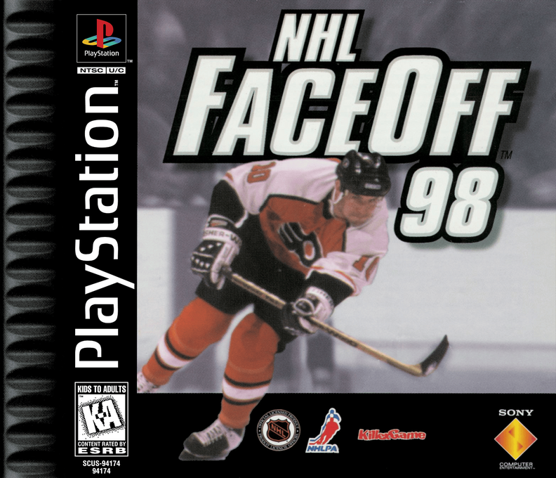 Nhl Faceoff 98 box art