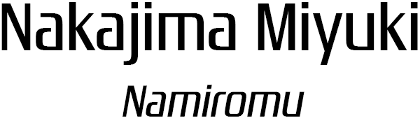 Nakajima Miyuki - Namiromu — wheel (SS)