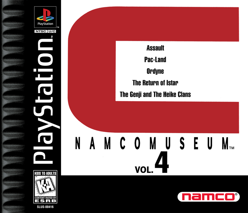 Namco Museum Vol.4 box art