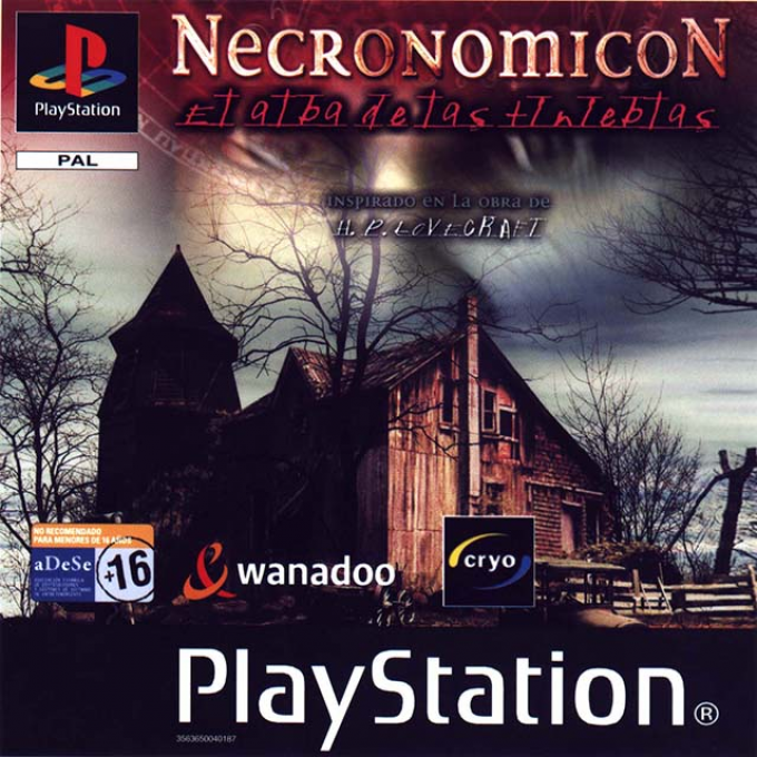 Necronomicon - The Dawning Of Darkness — box-2D (SP)