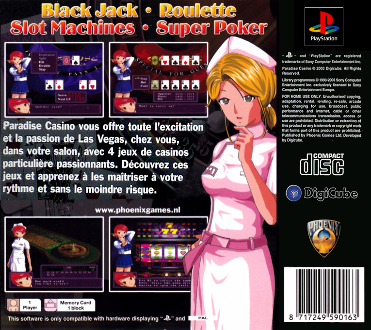 Paradise Casino — box-2D-back (FR)