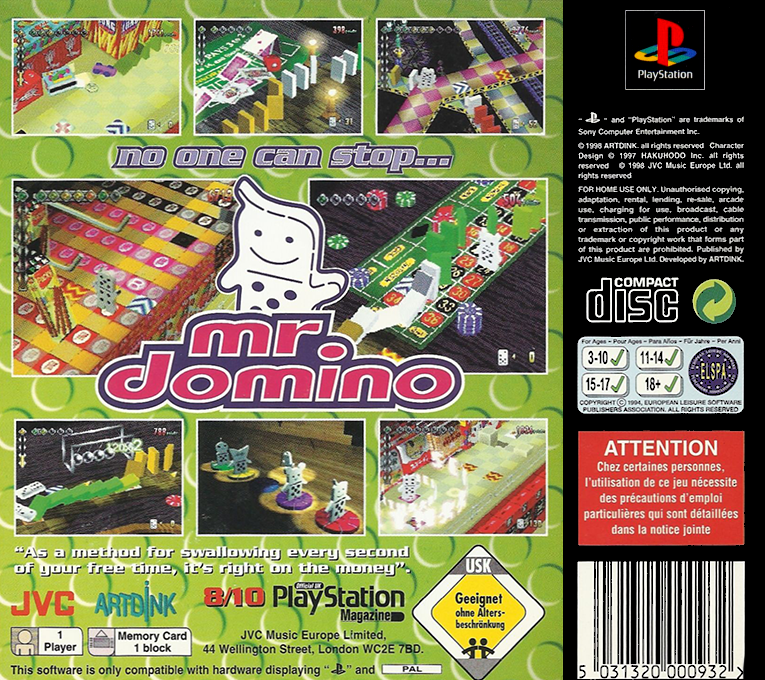 No One Can Stop Mr. Domino — box-2D-back (EU)