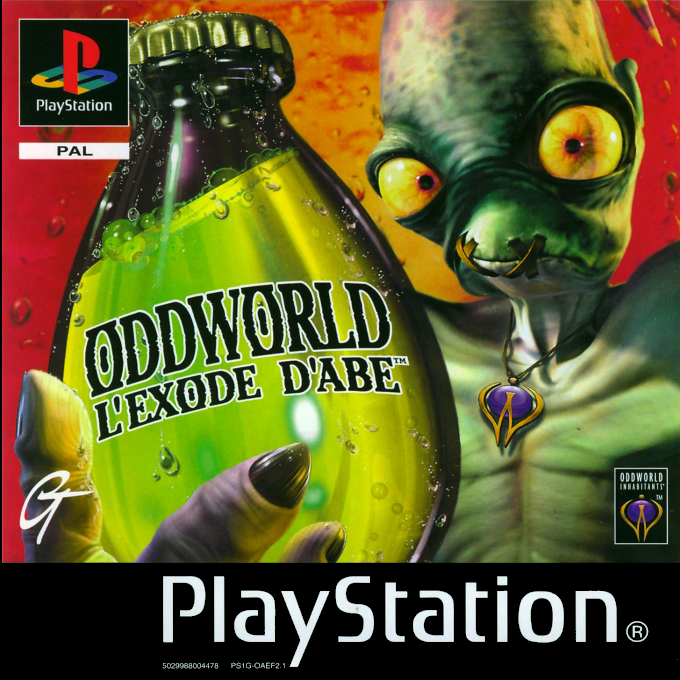 Oddworld - Abe's Exoddus — box-2D (FR)