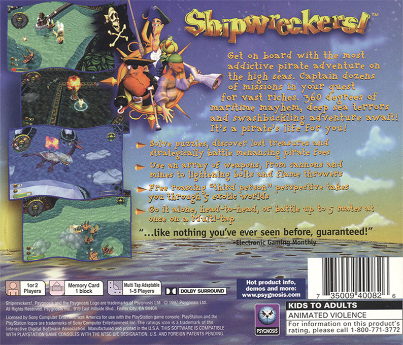 Overboard! — box-2D-back (US)