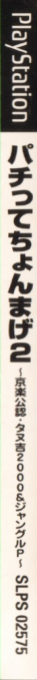 Pachitte Chonmage 2 - Kyoraku Kounin Tanukichi 2000 And Jungle P — box-2D-side (JP)