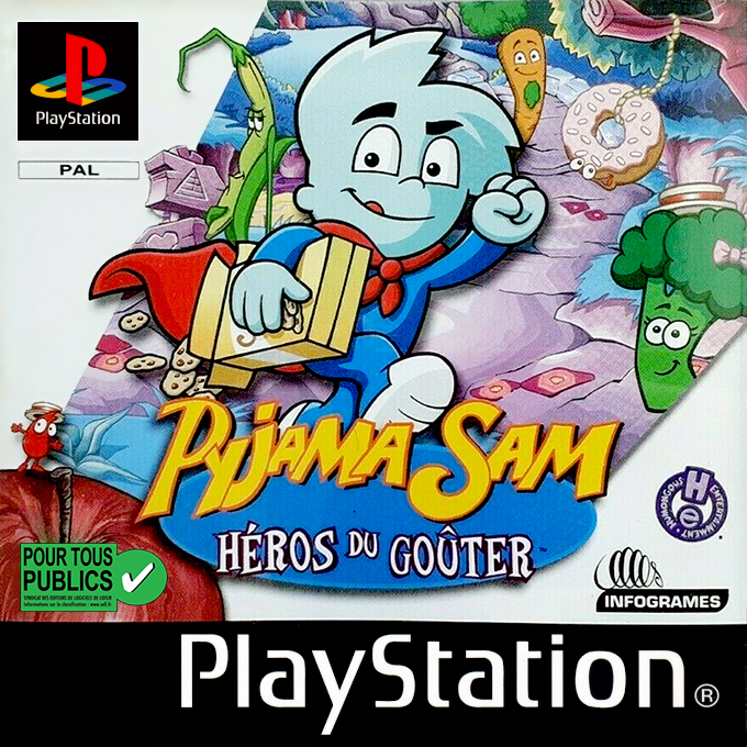 Pajama Sam - You Are What You Eat From Your Head To Your Feet — box-2D (FR)