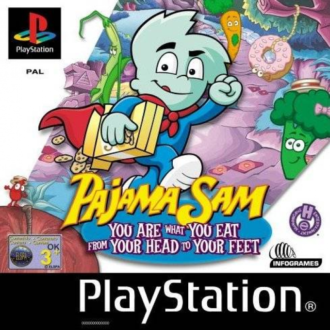 Pajama Sam - You Are What You Eat From Your Head To Your Feet — box-2D (EU)