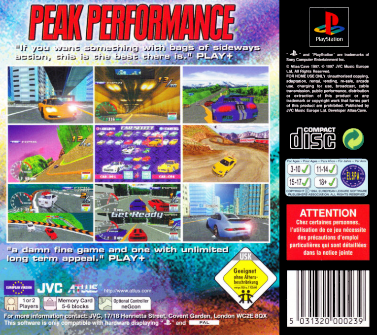 Peak Performance — box-2D-back (EU)