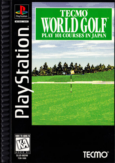 Tecmo World Golf box art
