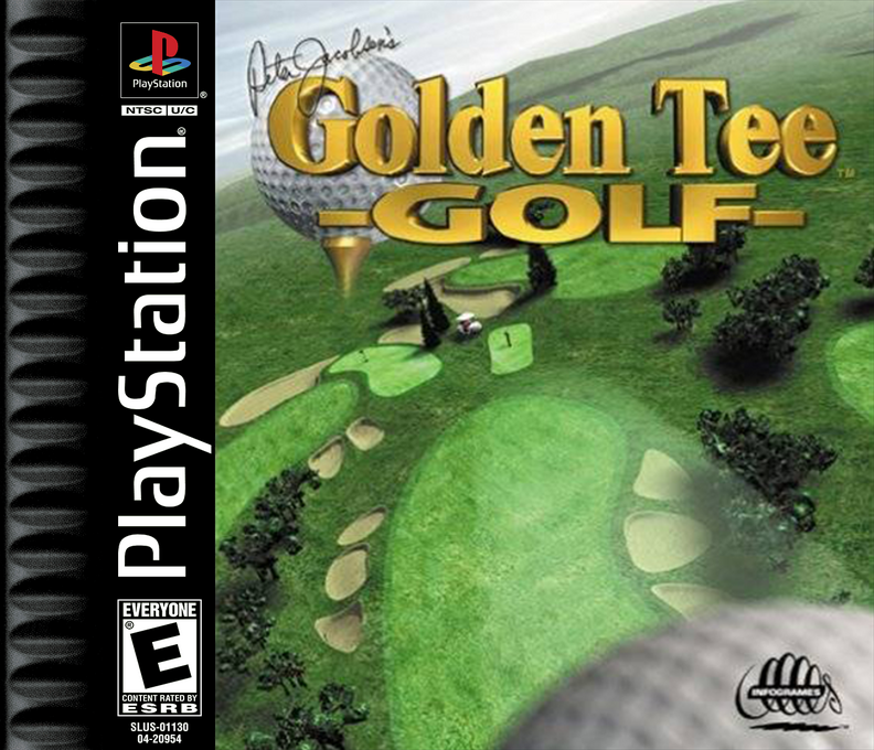 Peter Jacobsen's Golden Tee Golf box art