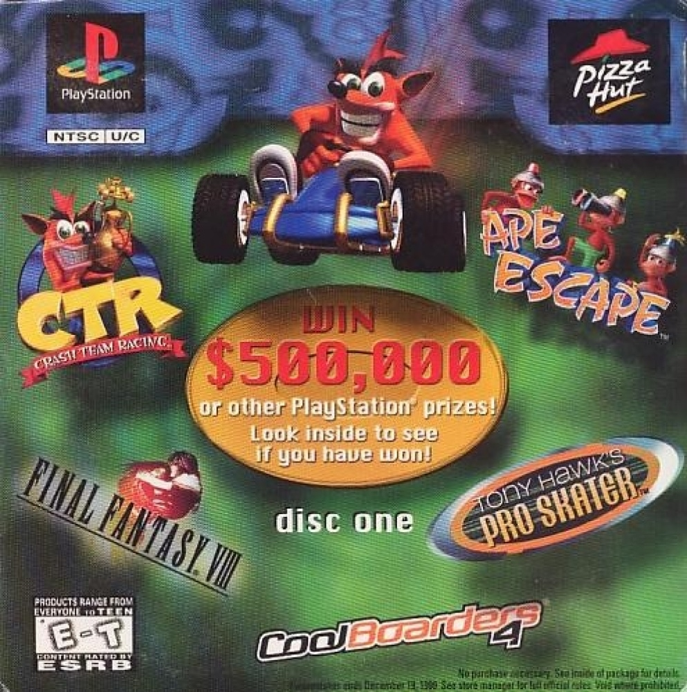 ZZZ:Pizza Hut Disc One box art