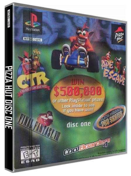 ZZZ:Pizza Hut Disc One — box-3D (US)