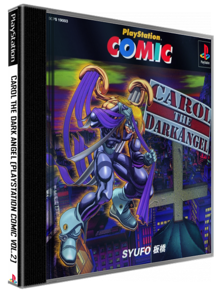 Playstation Comic - Carol The Darkangel — box-3D (JP)