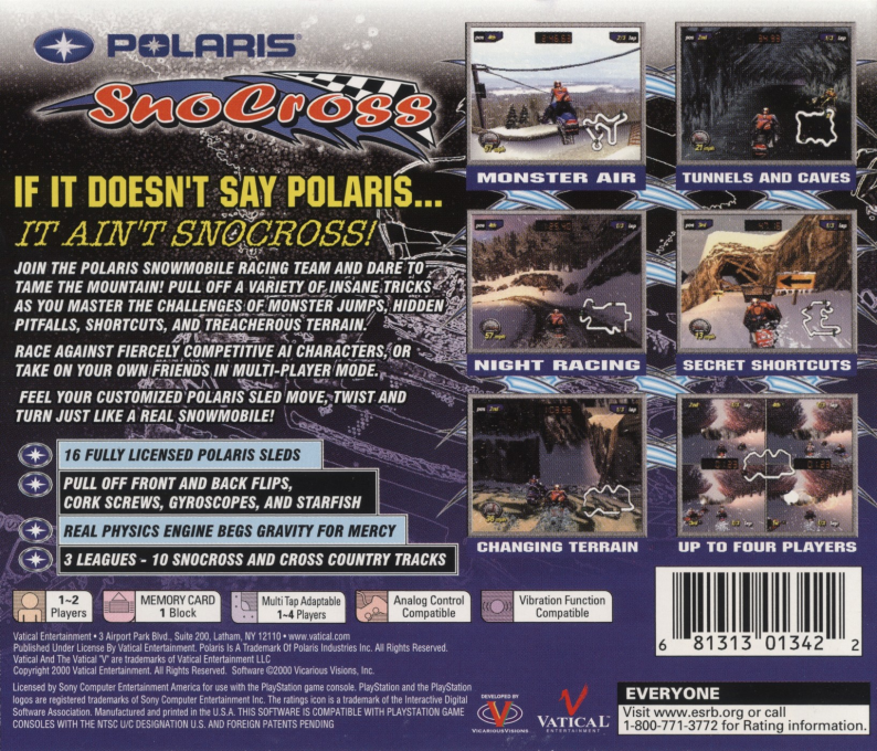 Polaris Snocross — box-2D-back (US)
