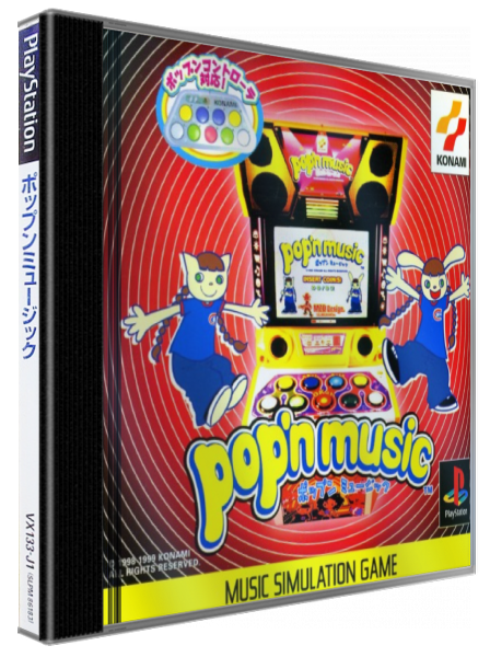 Pop'n Music — box-3D (JP)