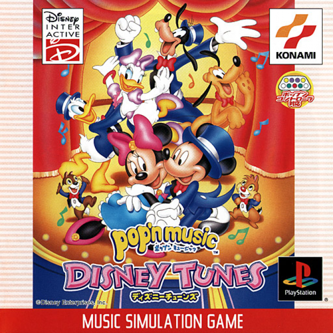 Pop'n Music - Disney Tunes box art