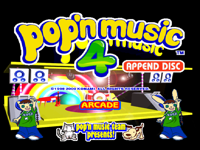 Pop'n Music 4 - Append Disc — sstitle (JP)