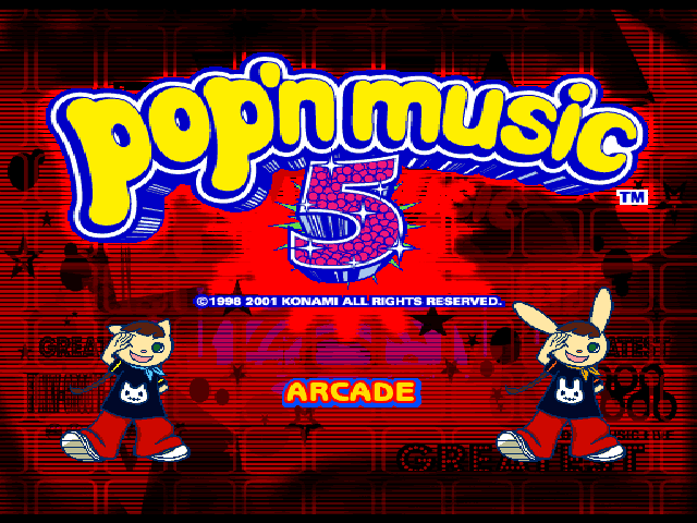 Pop'n Music 5 — sstitle (JP)