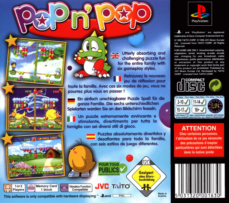 Pop N' Pop — box-2D-back (EU)