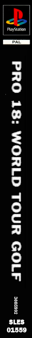 Pro 18 World Tour Golf — box-2D-side (EU)