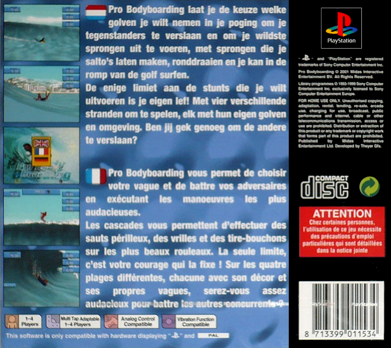 Pro Body Boarding — box-2D-back (FR)