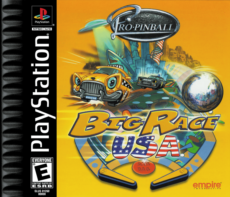 Pro Pinball - Big Race Usa box art