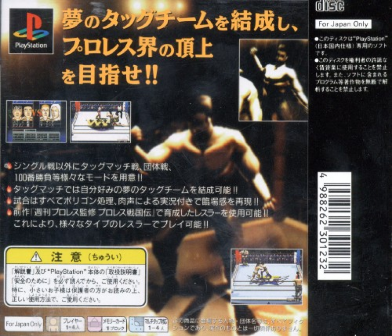 Pro Wres Sengokuden - Hyper Tag Match — box-2D-back (JP)