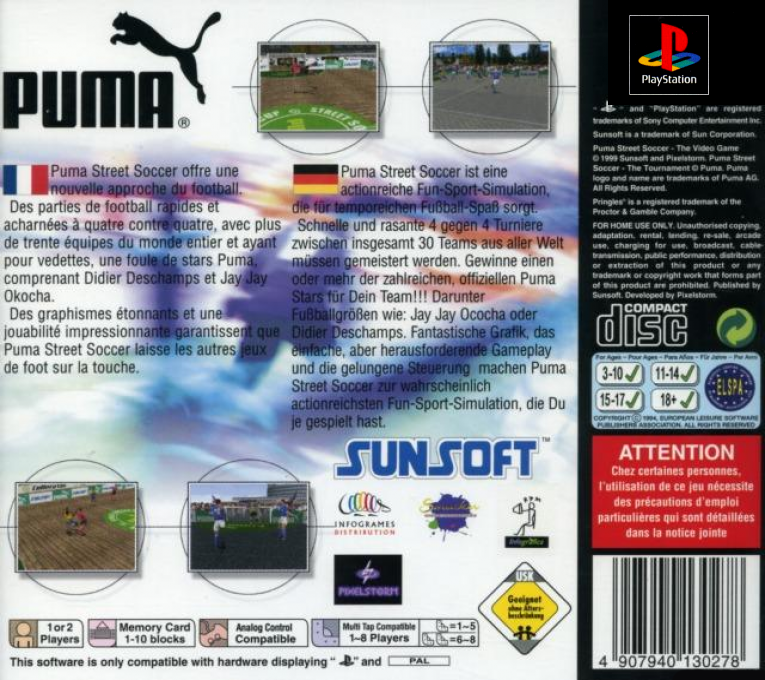 Puma Street Soccer — box-2D-back (EU)