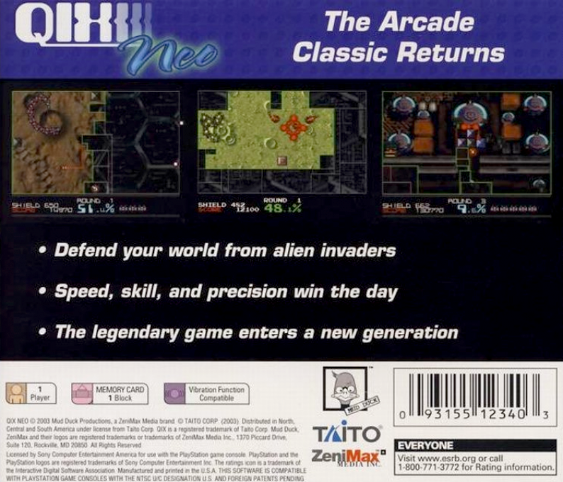 Qix Neo — box-2D-back (US)
