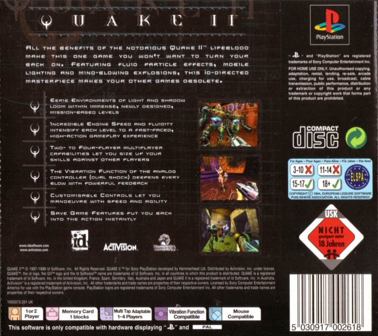Quake 2 — box-2D-back (EU)