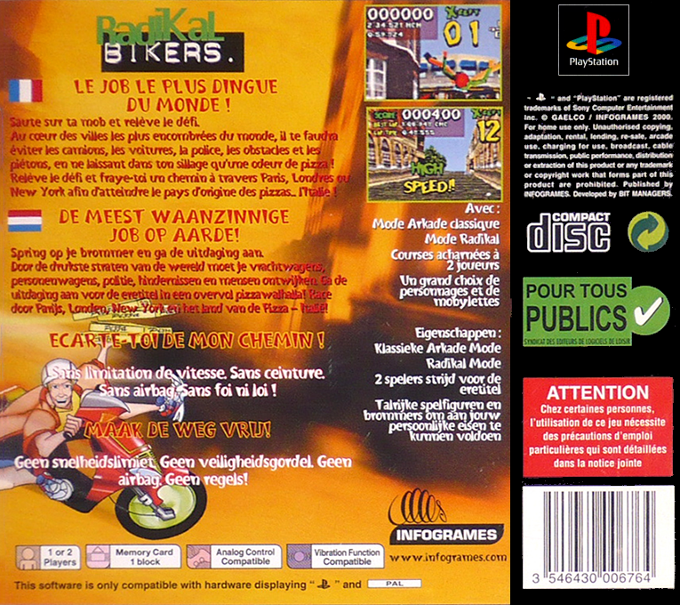 Radikal Bikers — box-2D-back (FR)