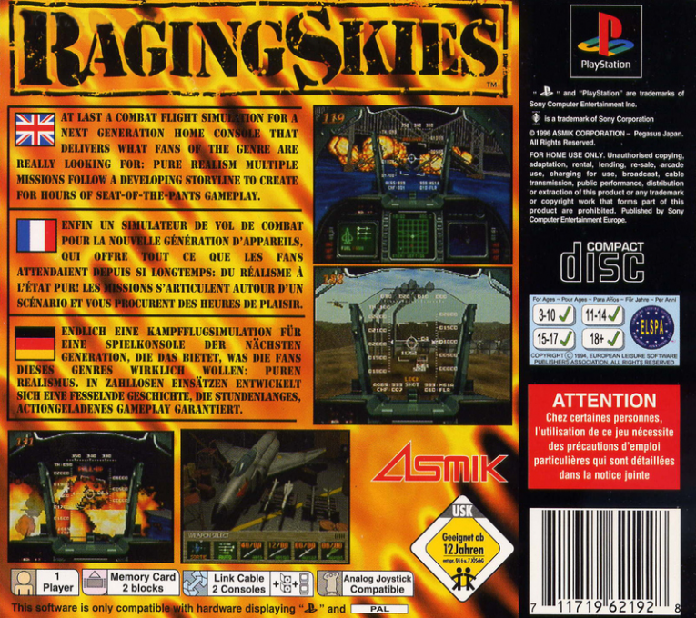 Raging Skies — box-2D-back (EU)