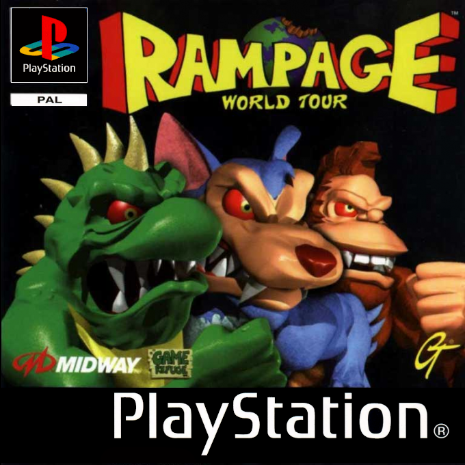 Rampage - World Tour — box-2D (EU)