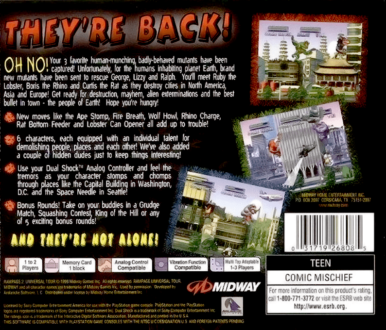 Rampage 2 - Universal Tour — box-2D-back (US)