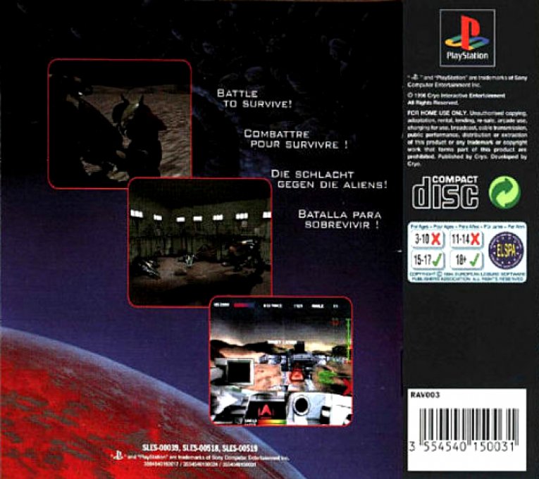 Raven Project, The — box-2D-back (EU)