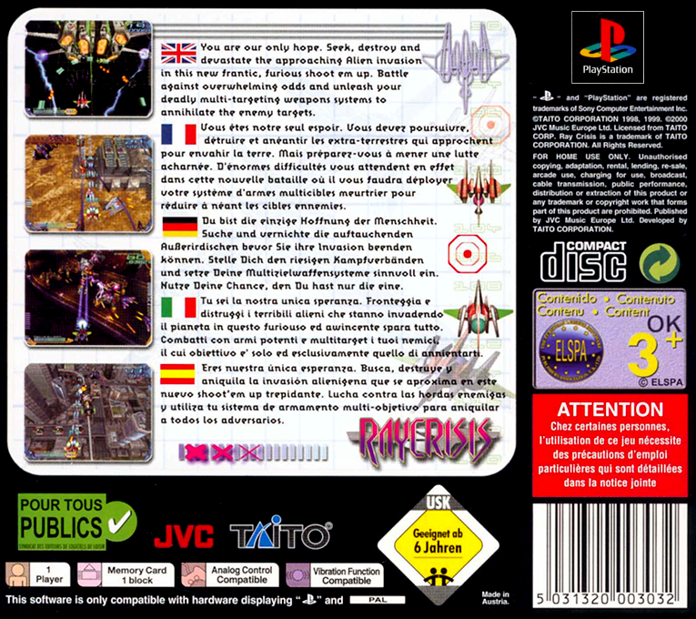 Raycrisis — box-2D-back (EU)