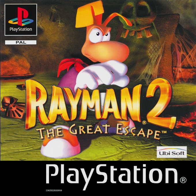 Rayman 2 - The Great Escape — box-2D (UK)
