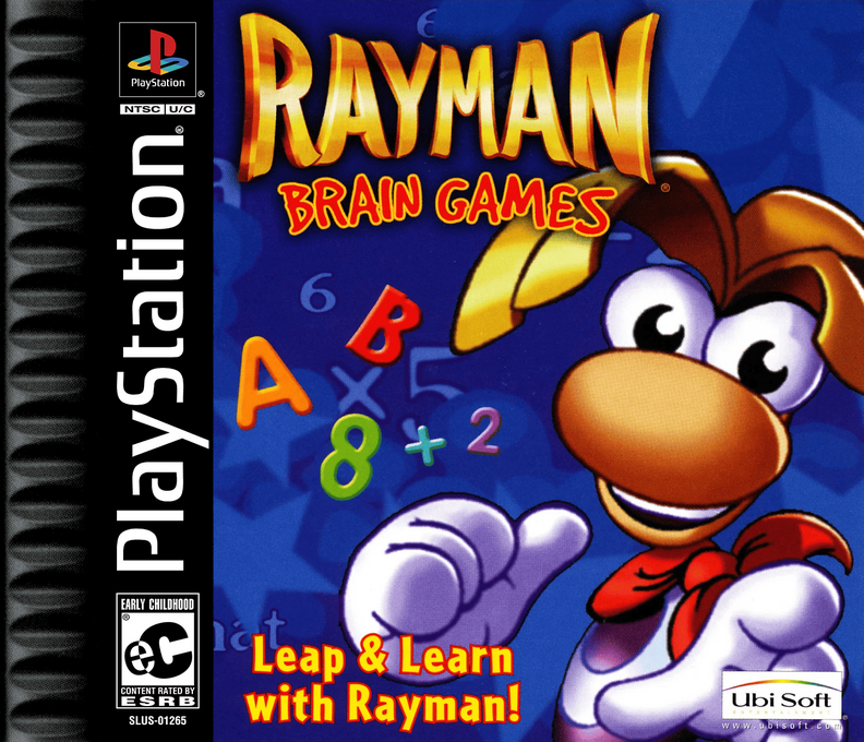 Rayman Brain Games box art