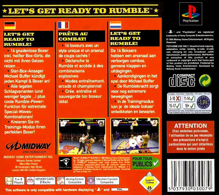 Ready 2 Rumble Boxing — box-2D-back (EU)