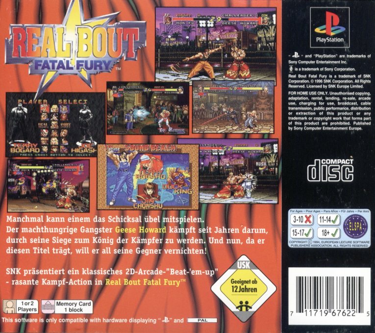 Real Bout Fatal Fury — box-2D-back (EU)