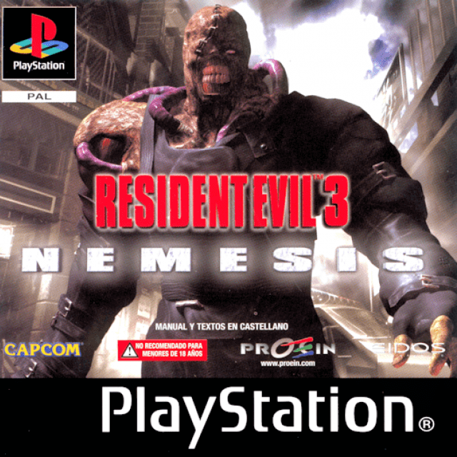 Resident Evil 3 - Nemesis — box-2D (SP)