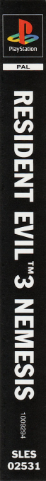 Resident Evil 3 - Nemesis — box-2D-side (DE)