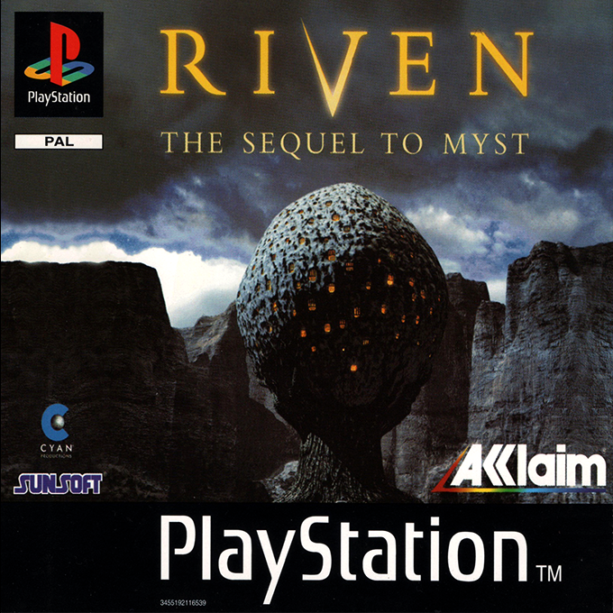 Riven - The Sequel To Myst — box-2D (FR)