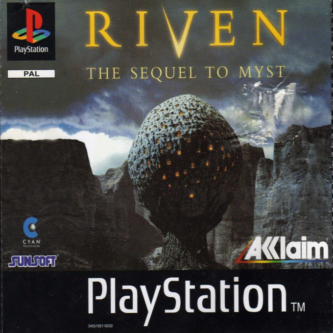 Riven - The Sequel To Myst — box-2D (EU)