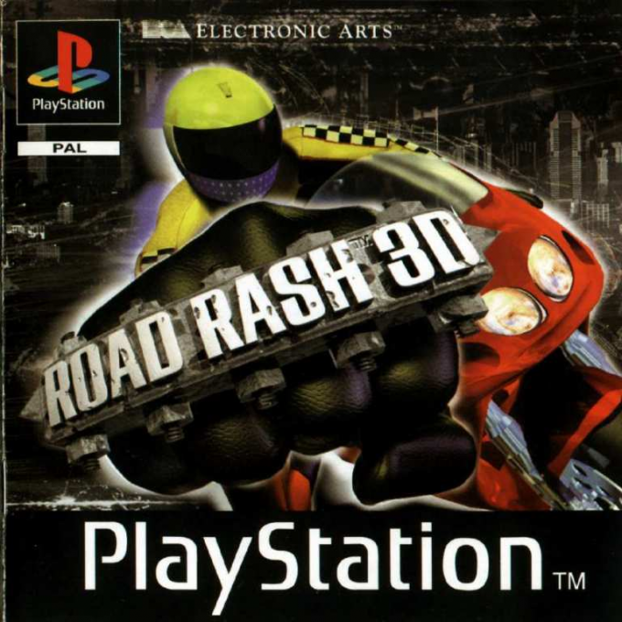 Road Rash 3-d — box-2D (DE)