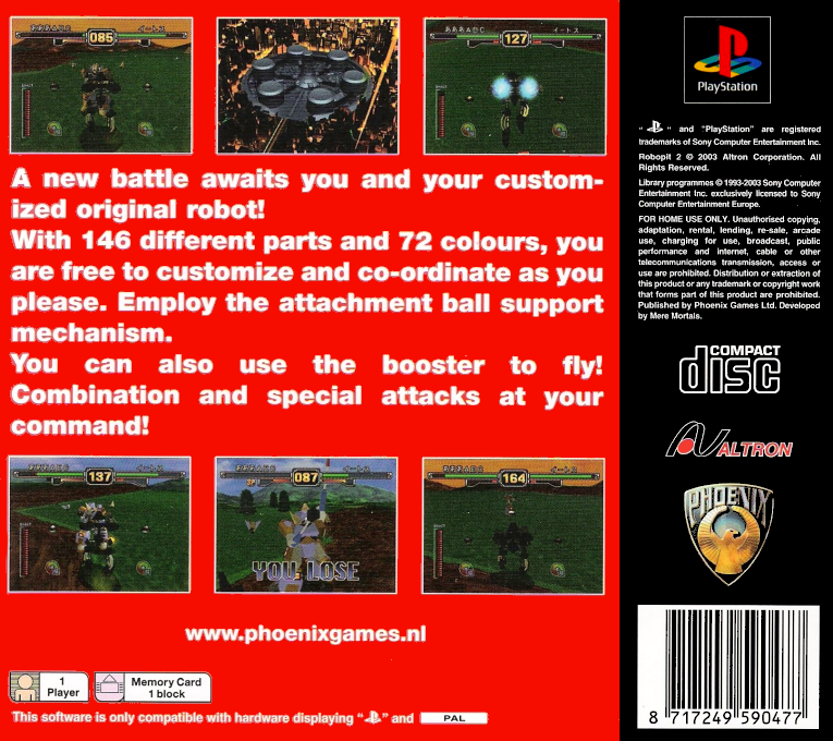 Robo-pit 2 — box-2D-back (EU)