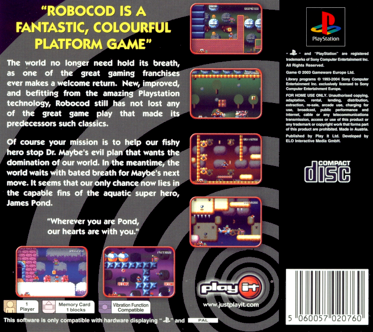 Robocod - James Pond 2 — box-2D-back (EU)