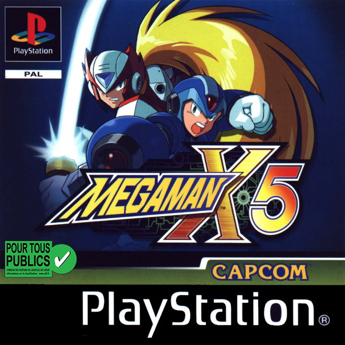 Mega Man X5 — box-2D (FR)